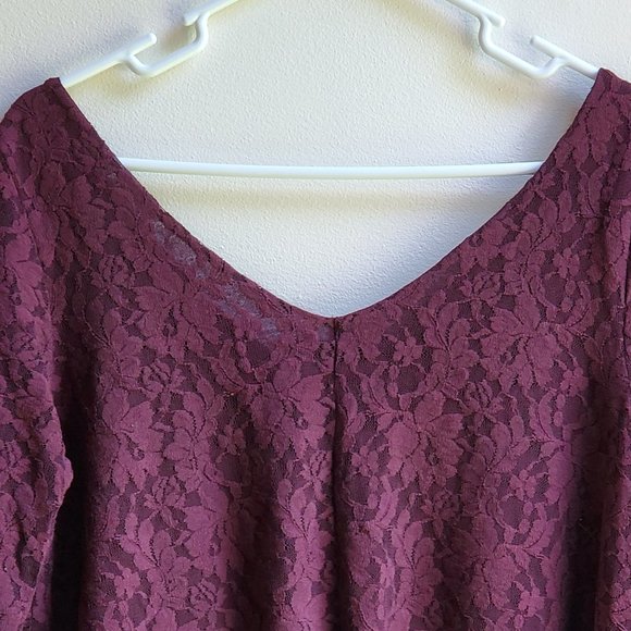 American Eagle Outfitters Lace V-Neck Blouse M - Picture 11 of 11